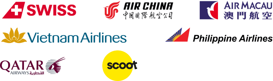 多数の外資系航空会社と日本地区採用指定校として契約を締結、採用サポート校として運営に当たっています。