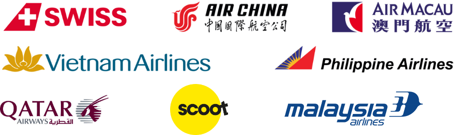 多数の外資系航空会社と日本地区採用指定校として契約を締結、採用サポート校として運営に当たっています。
