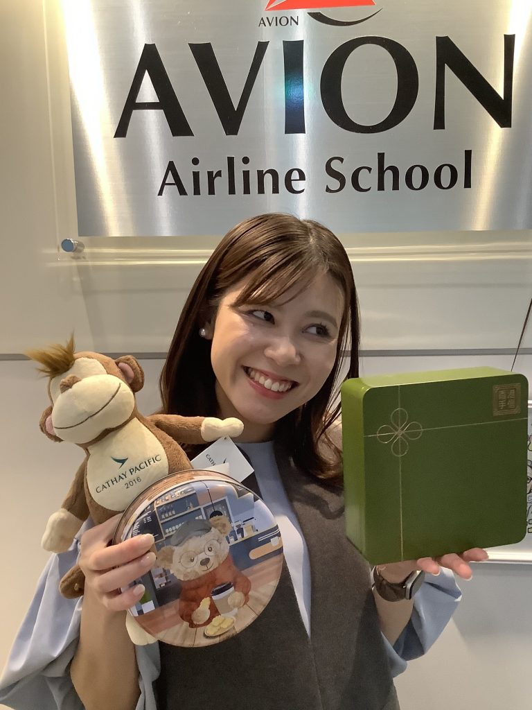 キャセイパシフィック航空・現役CA　来校❗😄❗